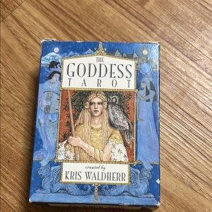 The Goddess Tarot Deck by Kris Waldherr - Blue and Gold
